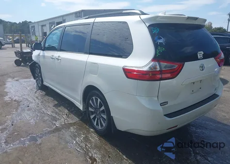 2018 Toyota Sienna Xle 7 Passenger z USA, uszkodzony, nr VIN 5TDDZ3DC0JS191415